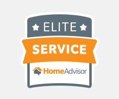 Elite service home advisor badge